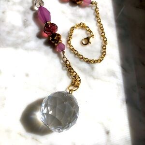 Crystal art glass sun catcher